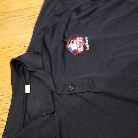 Navy Polo from Pro football Hall of Fame EUC sz XXL - Picture 2 of 6